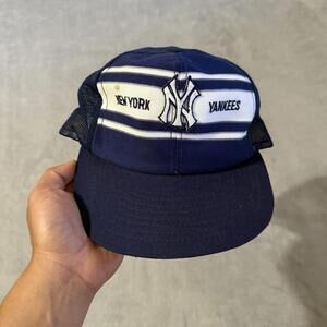 Vintage New York Yankees Snapback Navy White Mesh Men’s